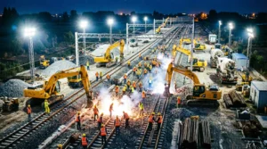 How China Built a High-Speed Railway Line in Just 9 Hours